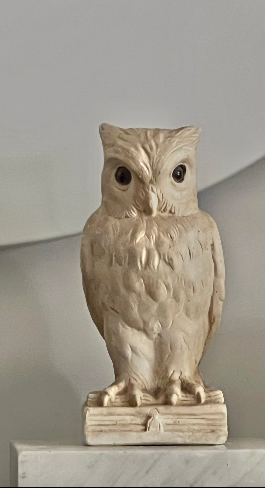 MOOI BEELDJE GIPS UIL nr 2989 jaartal 1929, Ophalen of Verzenden
