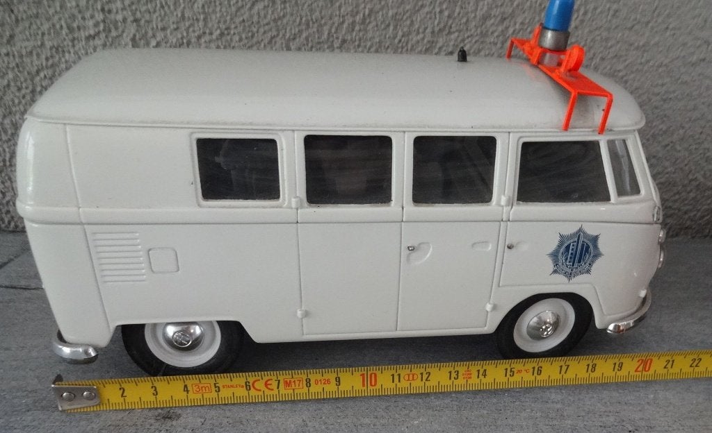 Volkswagenbusje VW Bulli T1 Rijkspolitie 1/19, Ophalen of Verzenden, Gebruikt, Auto, Solido
