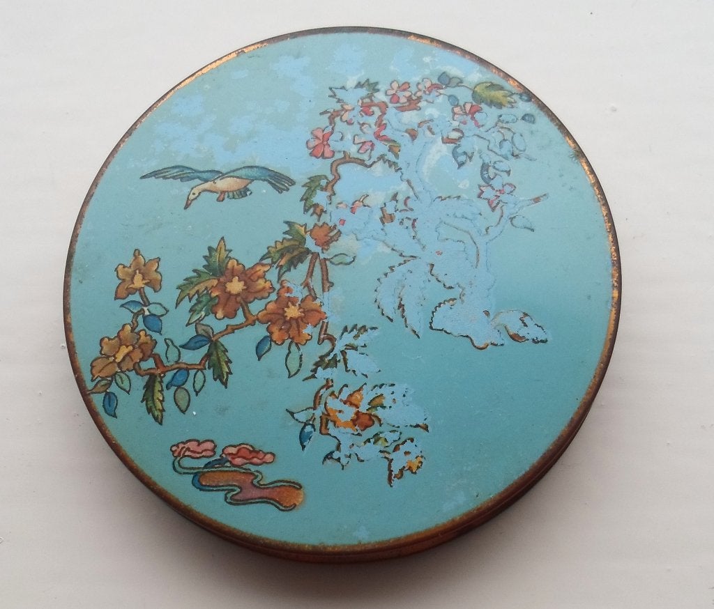Poederdoos / Powder Compact. Jaren '50., Ophalen of Verzenden