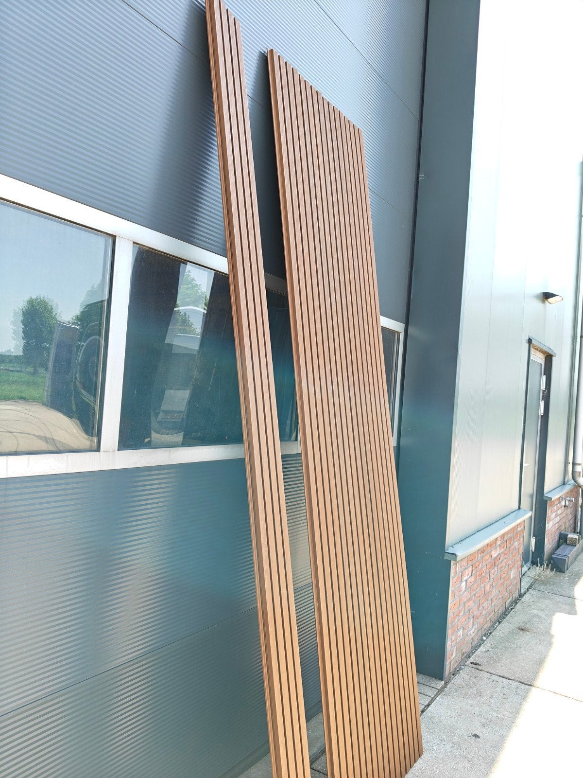 Kunstof lattenwand voor tuin of interieur, Ophalen of Verzenden, Nieuw