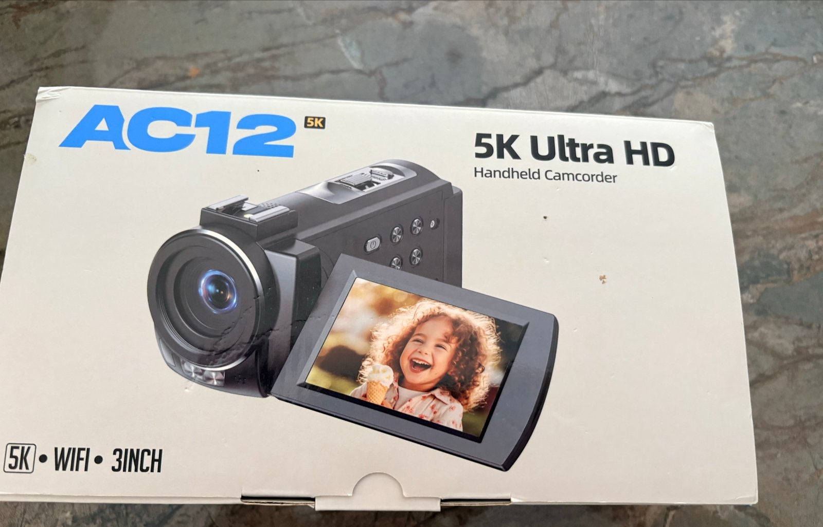 AC12 5K Ultra HD Handheld Camcorder Nieuw, Overige merken, Full HD, Camera, Nieuw