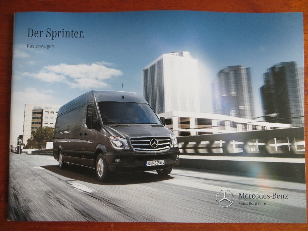 Mercedes-Benz Sprinter Kastenwagen (sept. 2014), Boeken, Ophalen of Verzenden, Nieuw, Mercedes