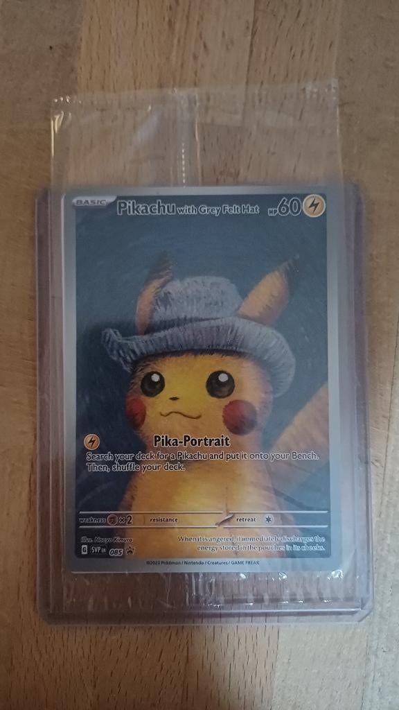 Pikachu With Grey Hat - Nieuwstaat, Ophalen of Verzenden, Nieuw, Losse kaart