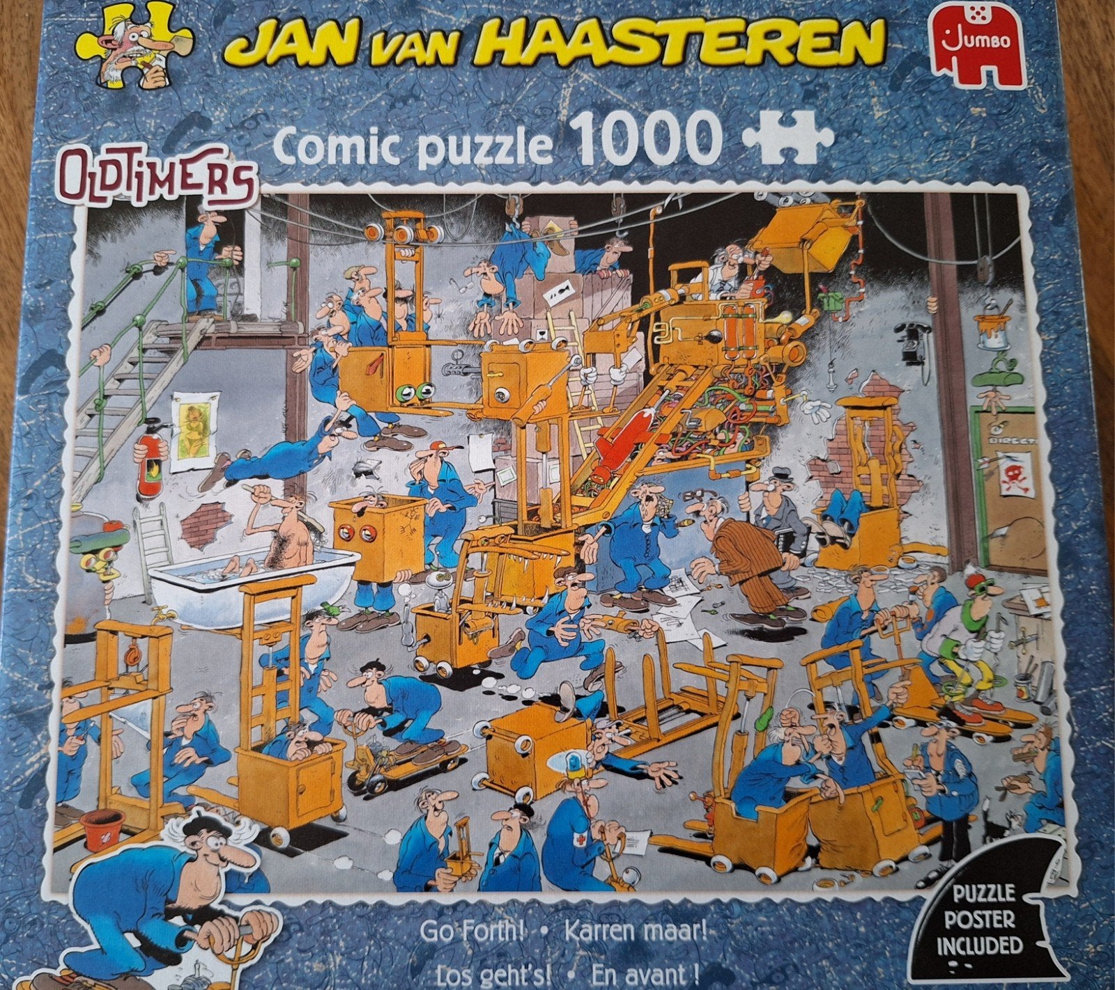 Jan van Haasteren Oldtimers Comic Puzzel 1000 stukjes, Ophalen, Meer dan 50 stukjes, Gebruikt, 6 jaar of ouder