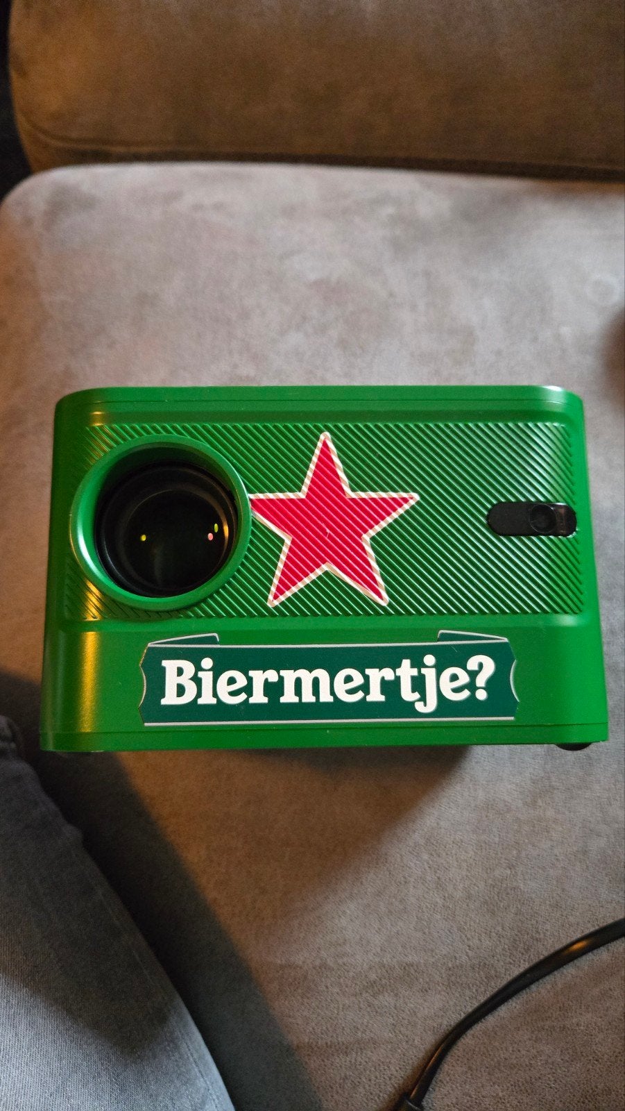 Heineken Biermertje Smart Projector - Zo goed als nieuw, Heineken, LED, Ophalen of Verzenden, Zo goed als nieuw