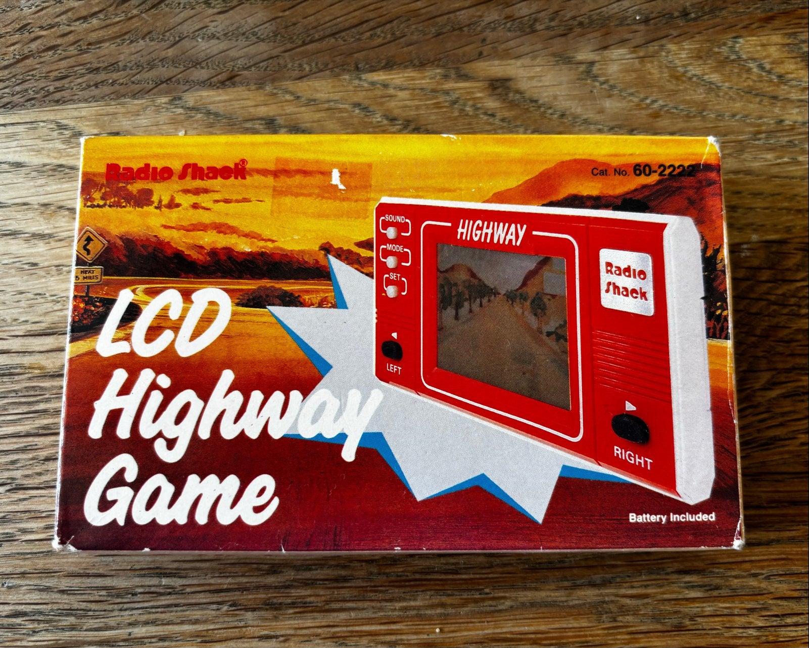 Radio Shack LCD Highway Game - Vintage Handheld, 1 speler, Racen en Vliegen, Ophalen of Verzenden, Zo goed als nieuw