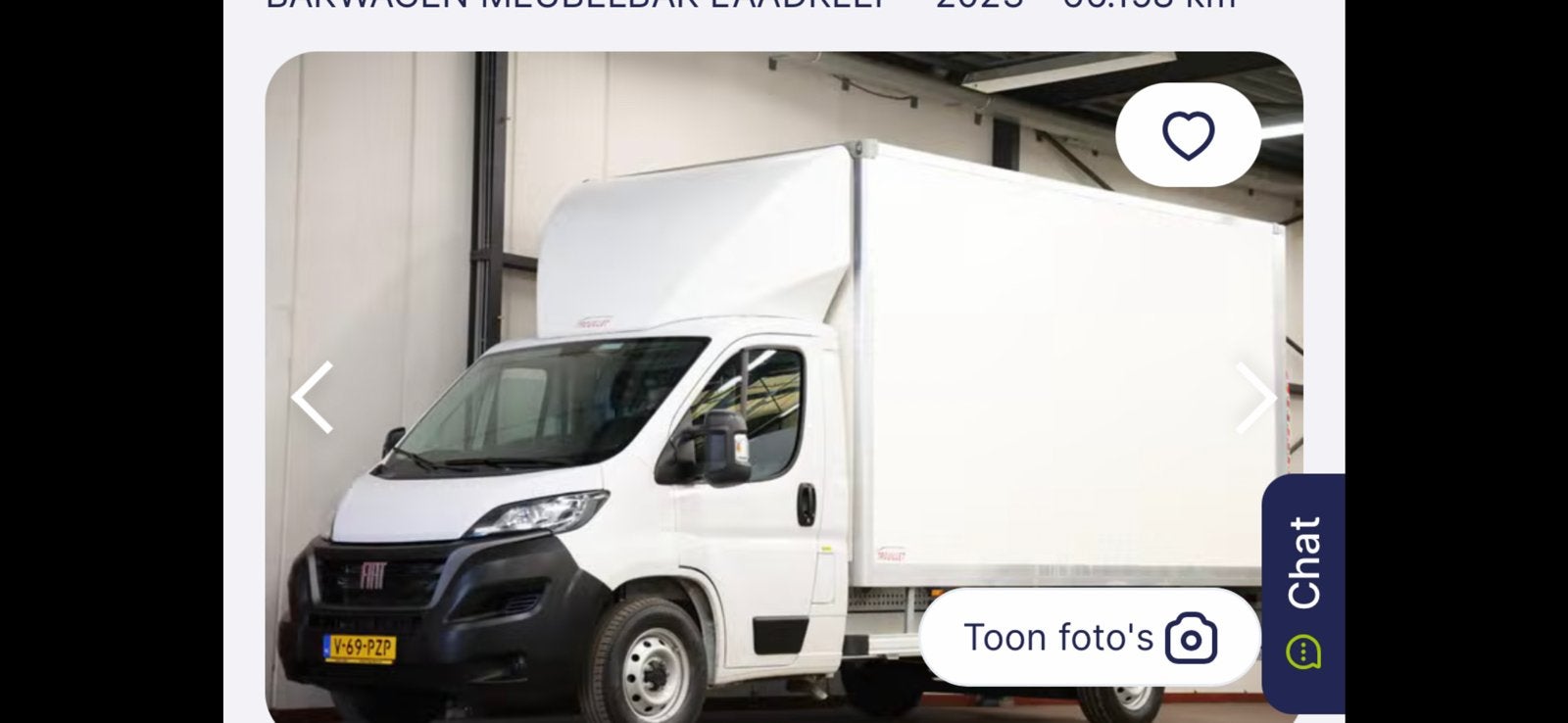 Ik zoek lichte bedrijfswagen mer laadklep 2023 max 80000 km, Vacatures, 33 - 40 uur, Overige niveaus, Overige vormen