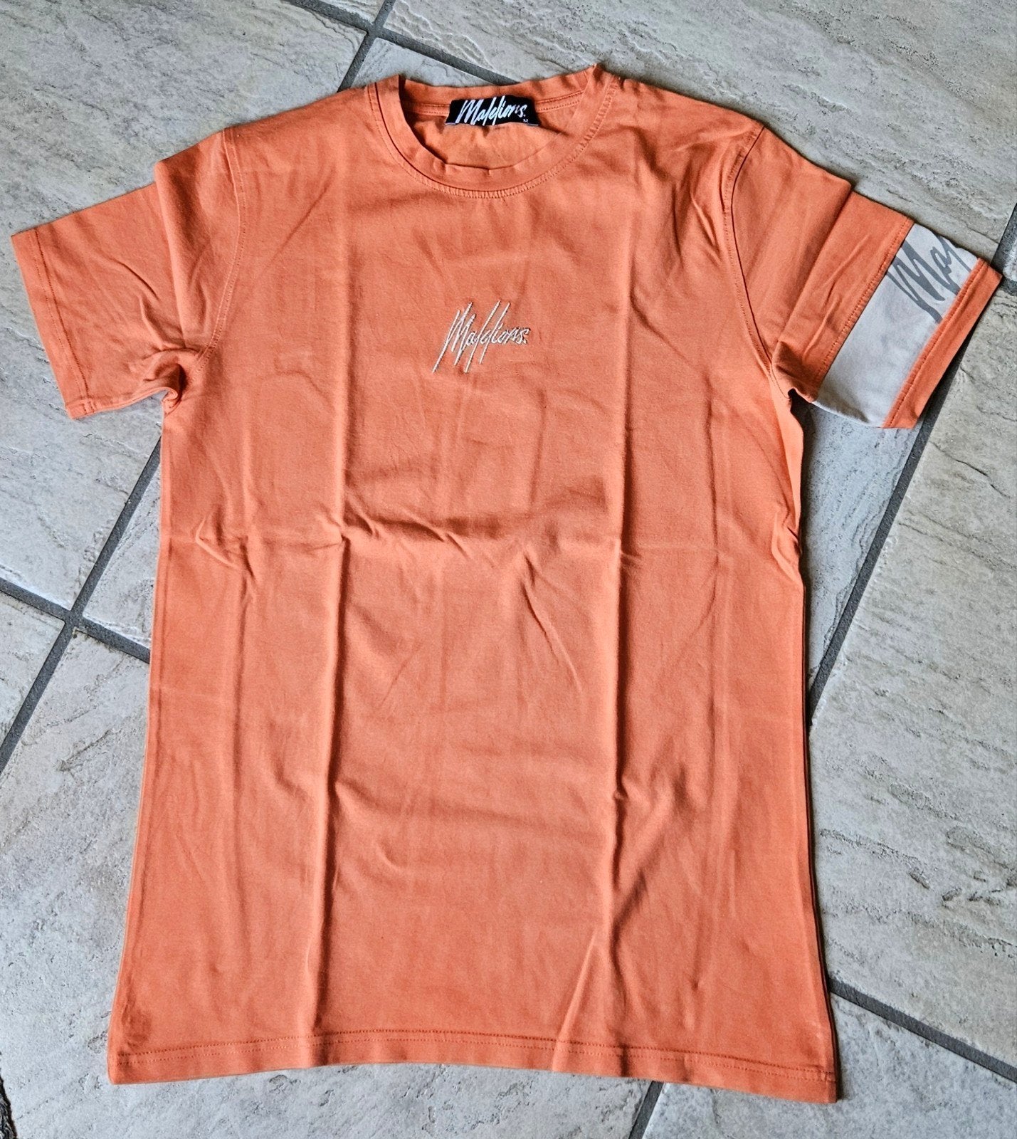 Malelions Heren T-shirt Oranje Maat M, Maat 48/50 (M), Malelions, Oranje, Ophalen of Verzenden