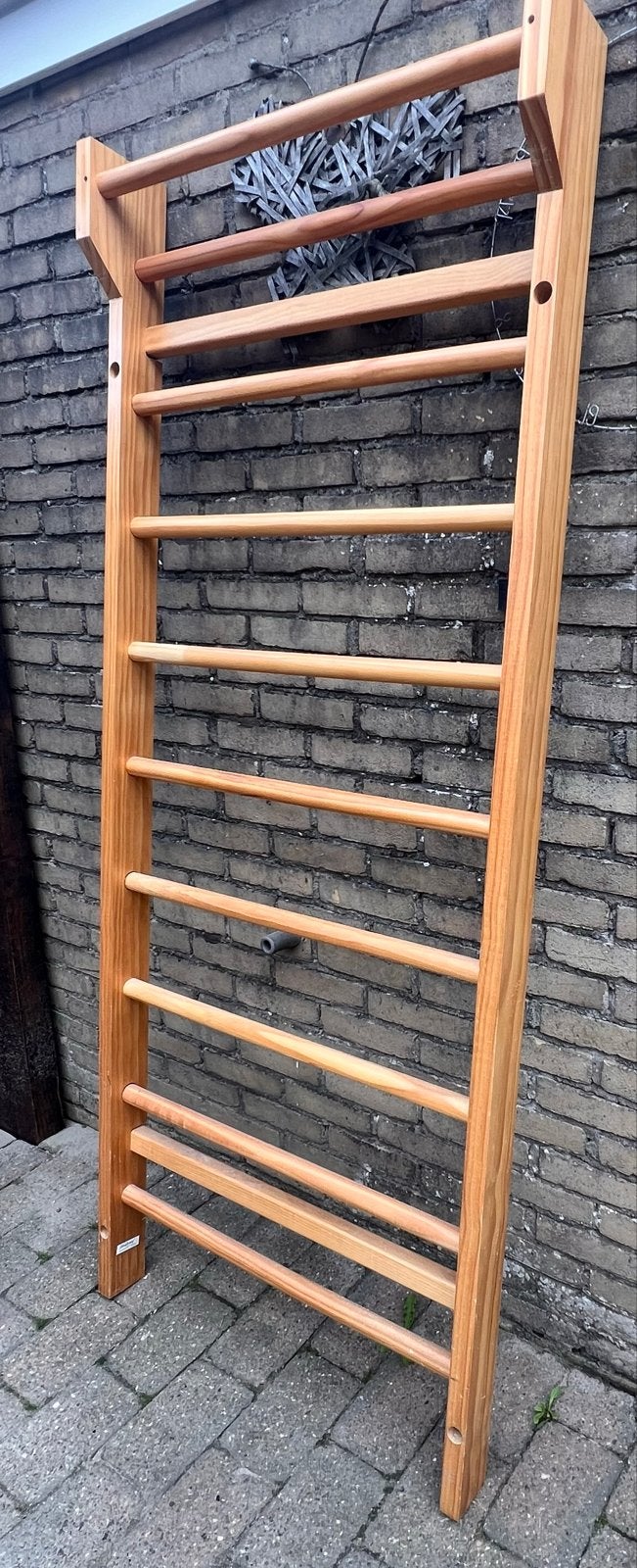 Houten Klimrek / Sportrek voor Binnen - Fitness & Turnen, Ophalen, Zo goed als nieuw, Armen, Overige typen