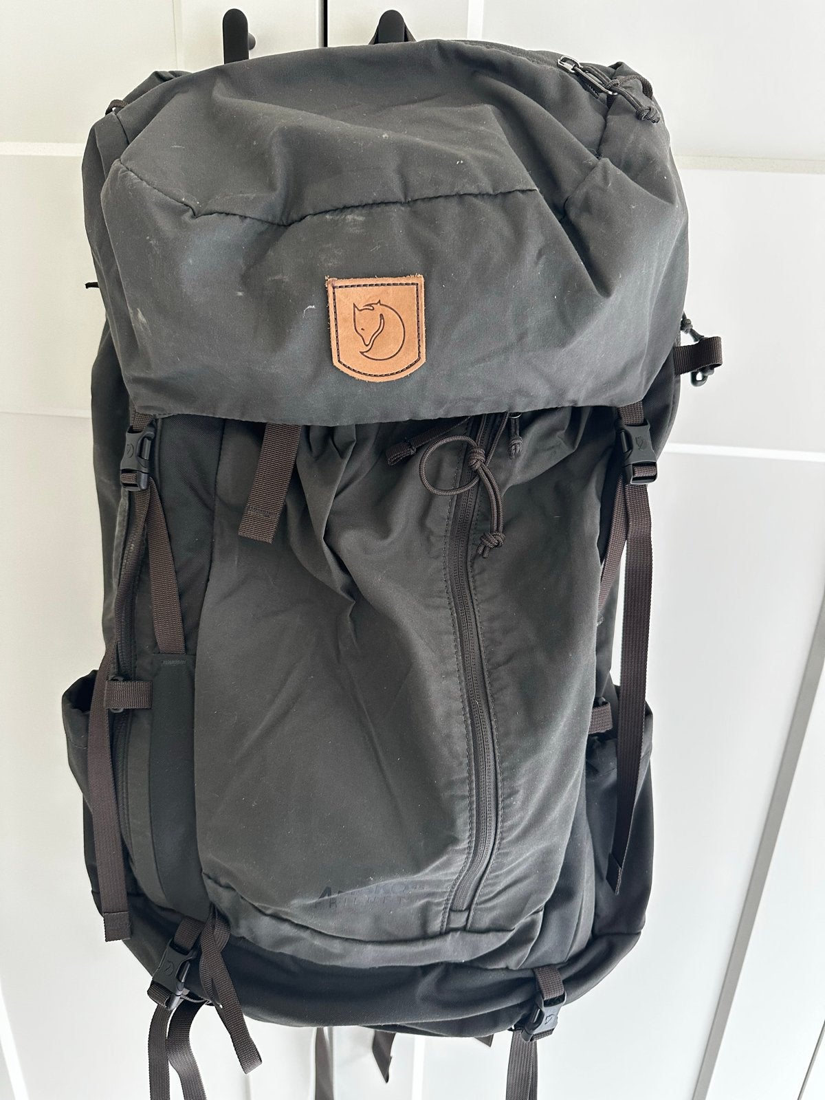 Fjällräven Abisko Friluft 45 rugzak met regenhoes, Overige merken, Gebruikt, 25 tot 40 cm, Ophalen of Verzenden