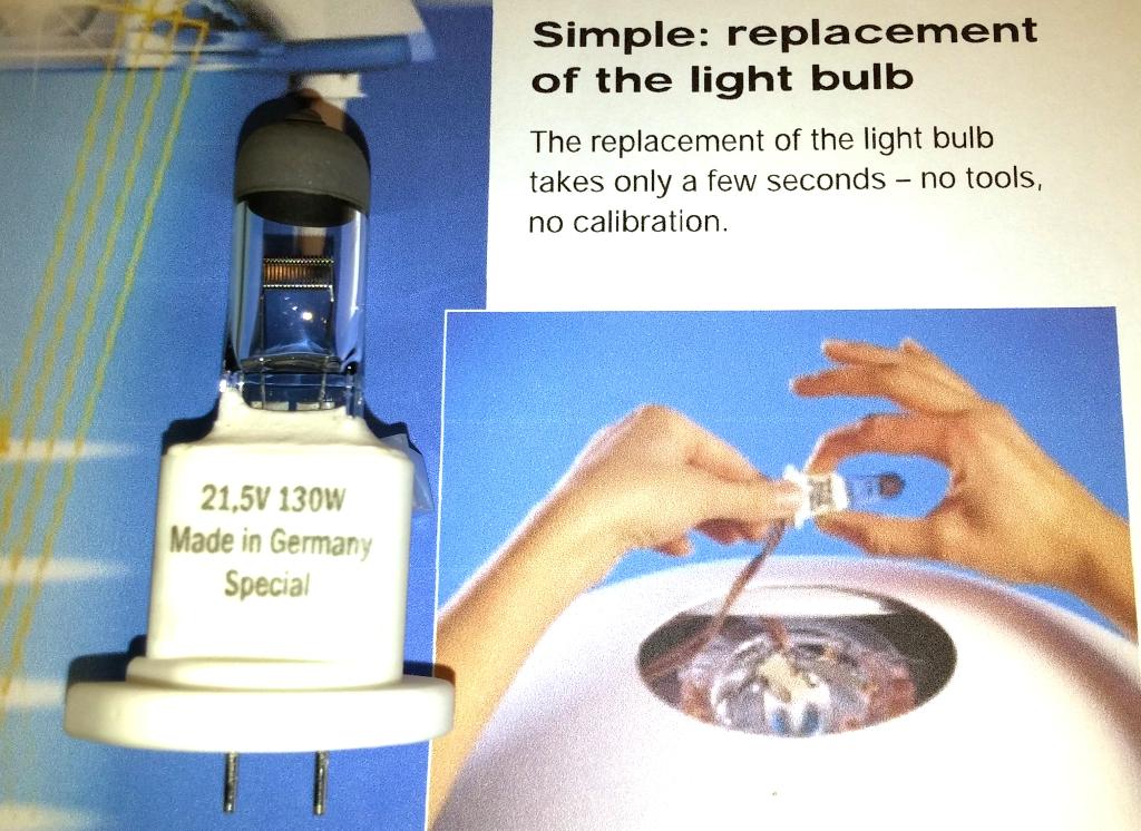 Hanaulux Blue 80 21.5V 130W Dr.Fischer M9921130 H 56053026, Blue 4300 kelvin 80000, 60 watt of meer, Halogeen (gloei)lamp, Nieuw