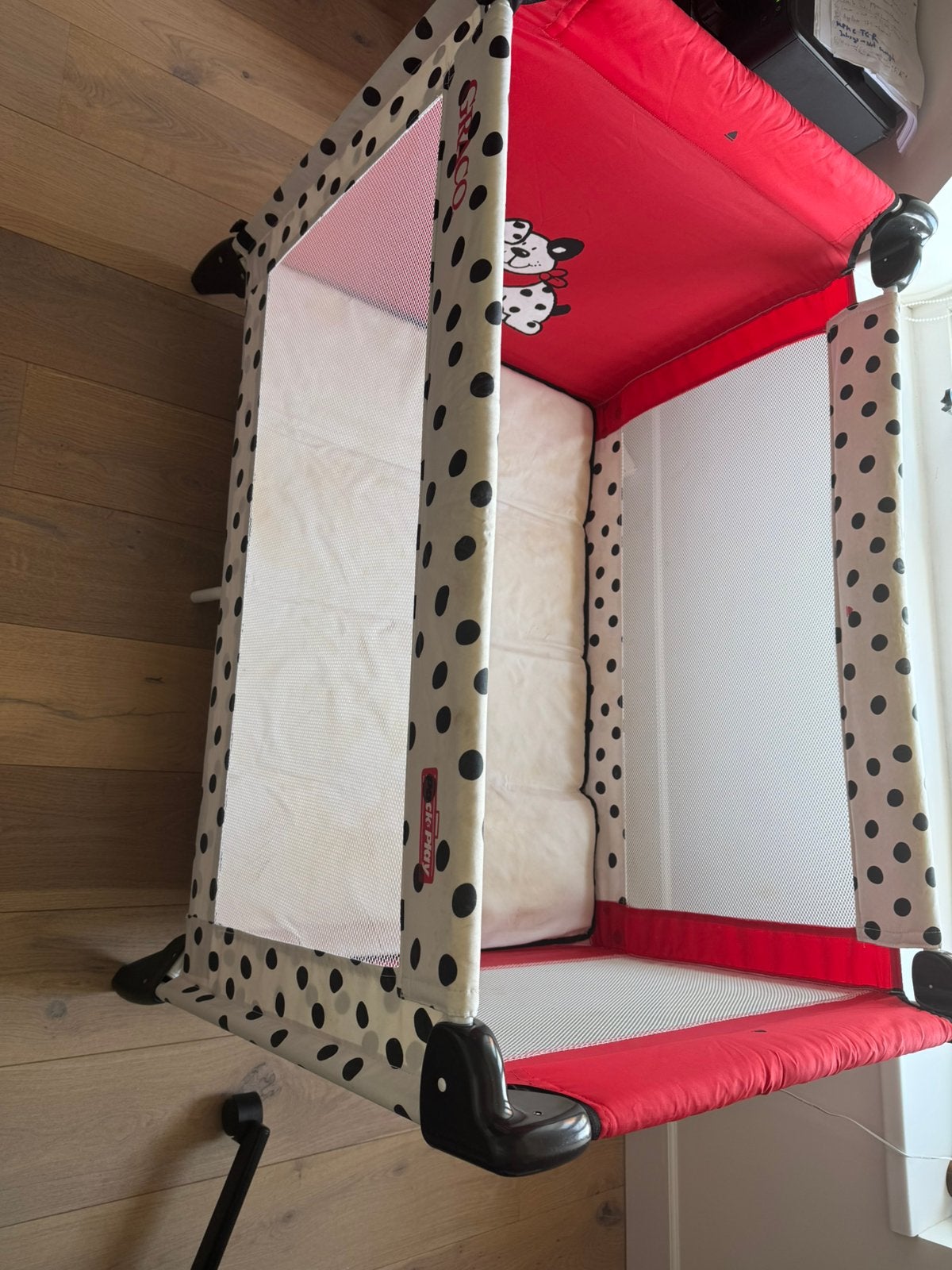 Baby camping bed 110x80, Ophalen, Zo goed als nieuw, Minder dan 140 cm, Minder dan 70 cm