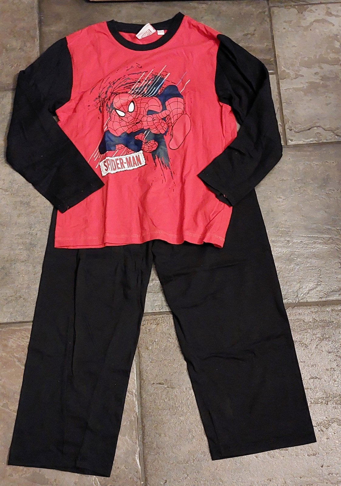 zgan spiderman pyjama maat 128 134, Ophalen of Verzenden, Zo goed als nieuw, Jongen, Nacht- of Onderkleding