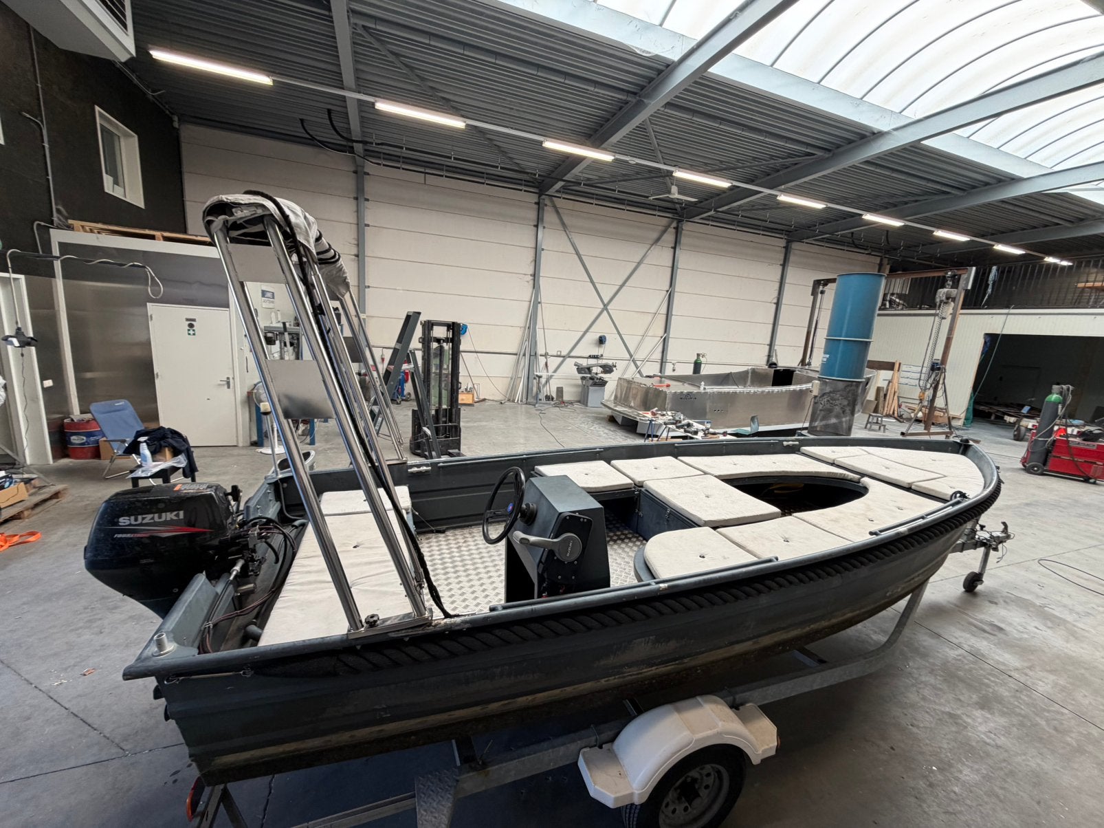 Aluminium sloep 6m- zelflozende kuip |winter aanbieding|, Watersport en Boten, Ophalen, Gebruikt, 15 pk, 6 m