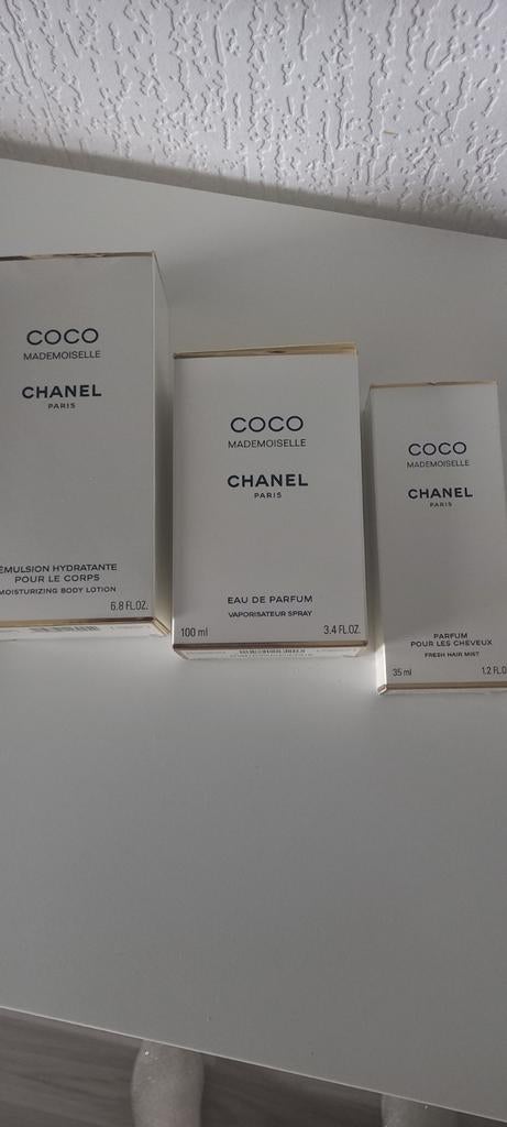 Chanel Coco Mademoiselle Set: Parfum, EDP & Bodylotion, Ophalen of Verzenden, Nieuw