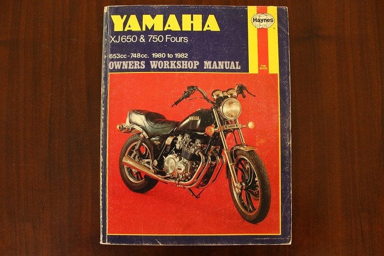 Yamaha XJ650 XJ750 fours 1980 - 1982 werkplaatsboek manual, Ophalen of Verzenden, Yamaha