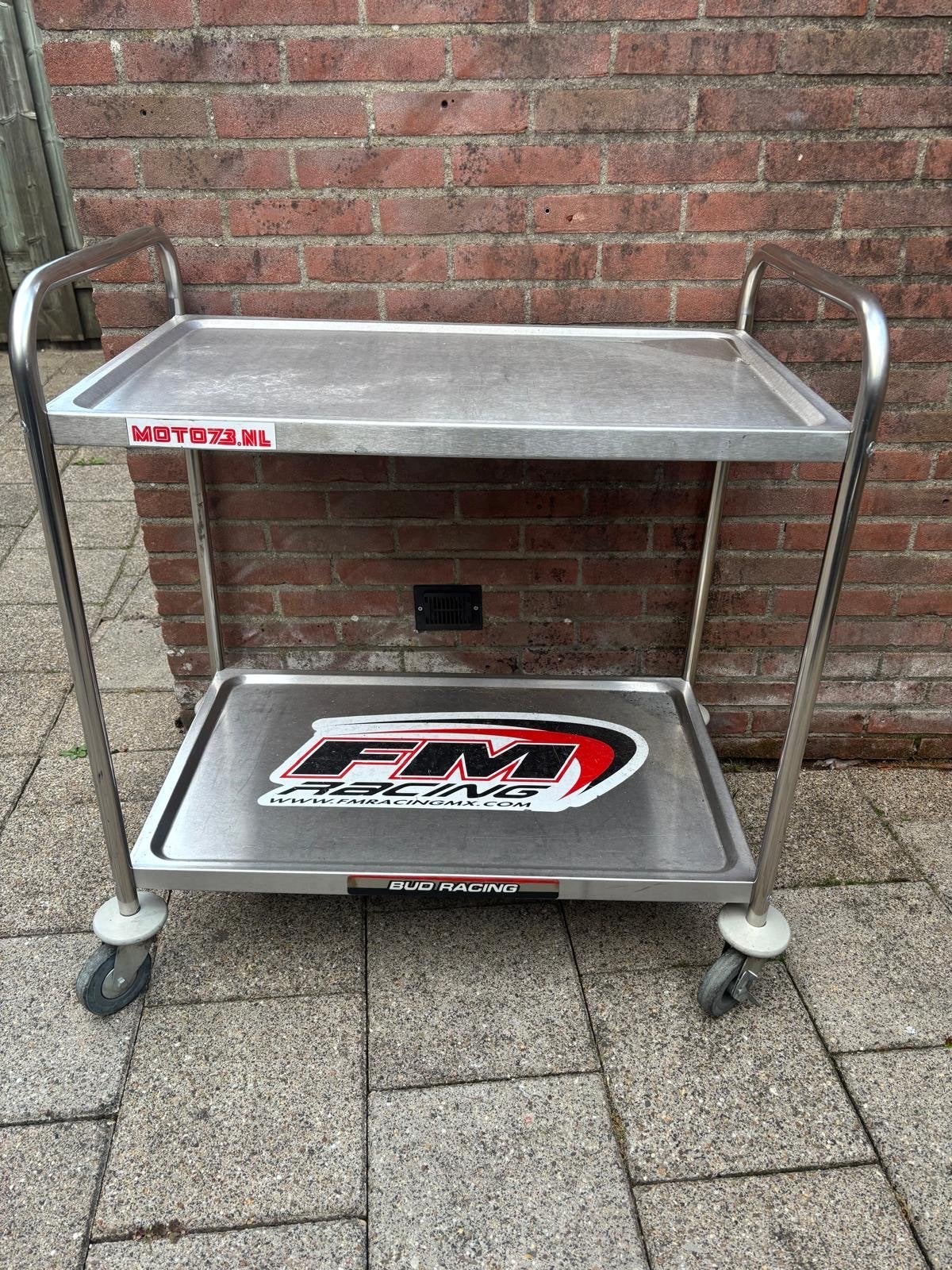 RVS Trolley / Serveerwagen, Ophalen, Gebruikt