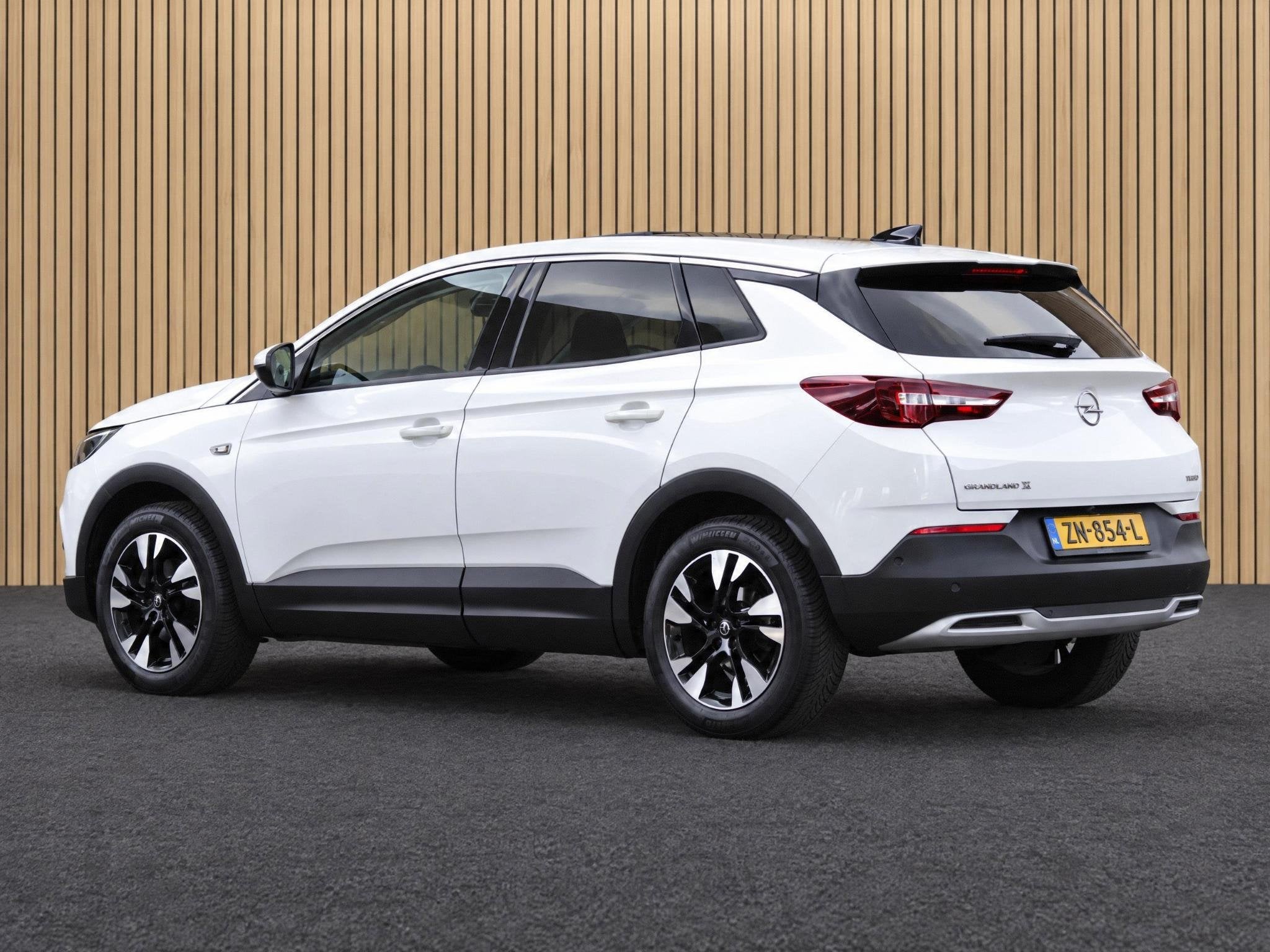 Opel Grandland X 1.2 Turbo Innovation Automaat | Navi / Lede, Auto's, Gebruikt, Euro 6, 1199 cc, Wit