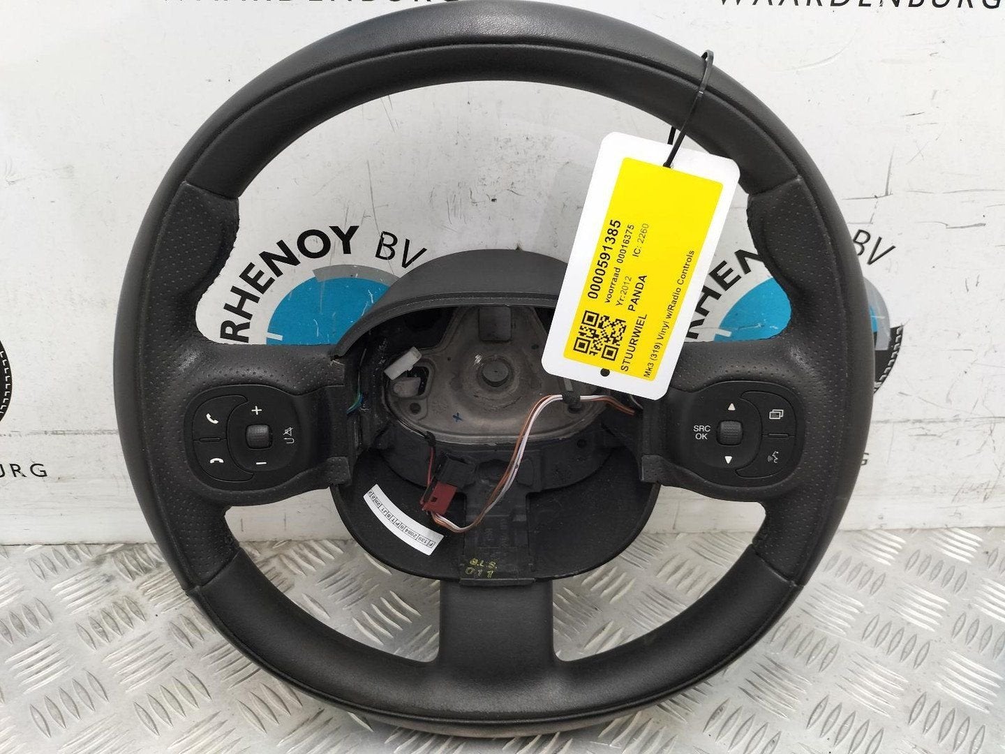FIAT PANDA 0.9 TwinAir Lounge  STUURWIEL 2012, Ophalen of Verzenden, Gebruikt, Stiba lid
