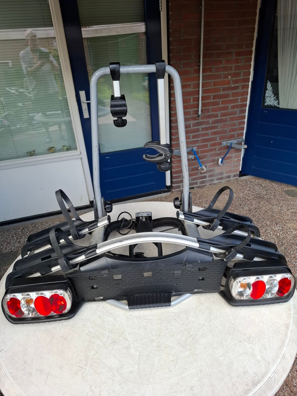 Thule EuroWay G2 920 Fietsendrager voor 2 fietsen, Ophalen, Gebruikt, Elektrische fiets, 2 fietsen