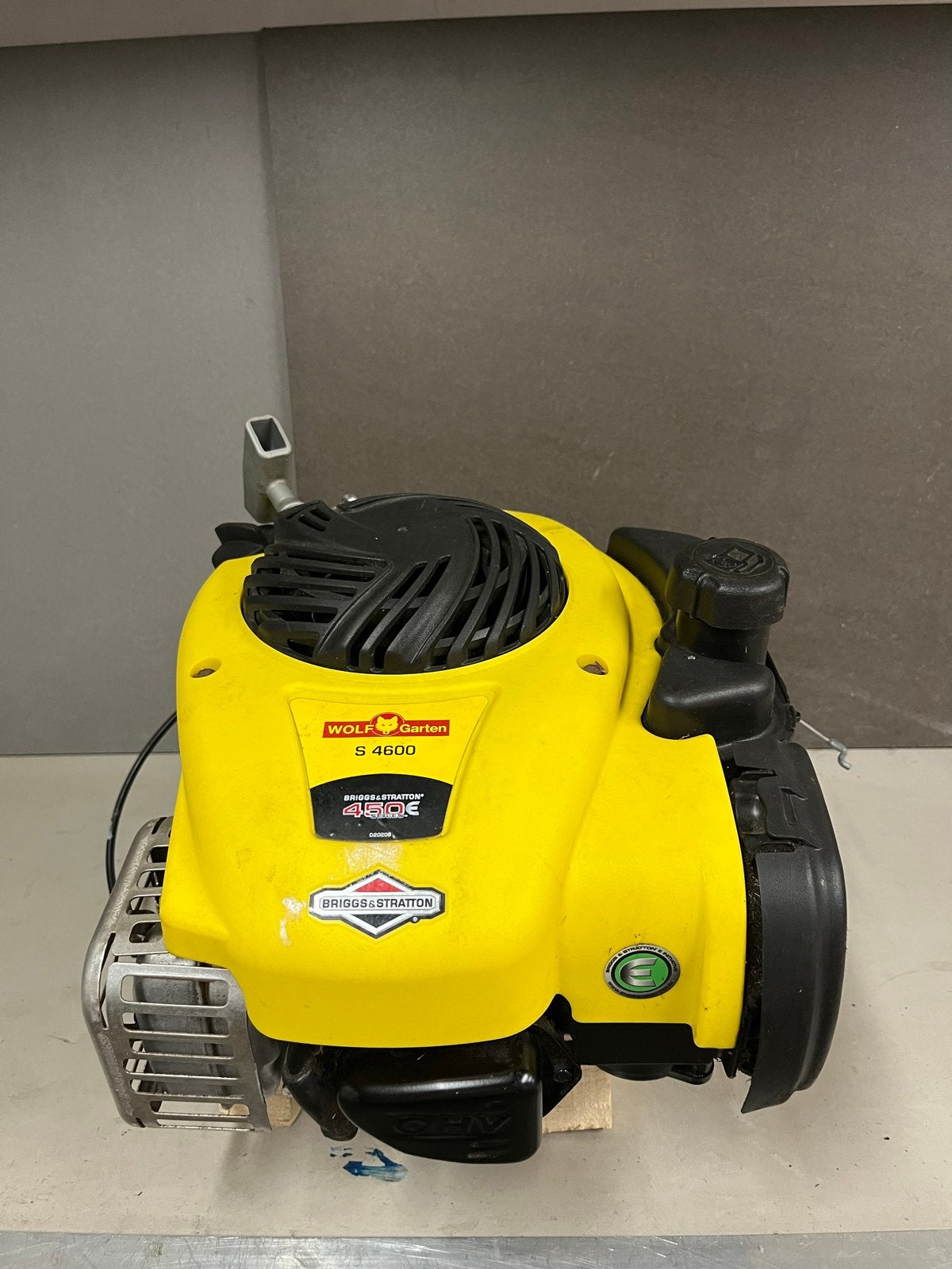 Wolf-Garten grasmaaier motor Briggs & Stratton 450E Series, Ophalen, Gebruikt, Benzine-grasmaaier