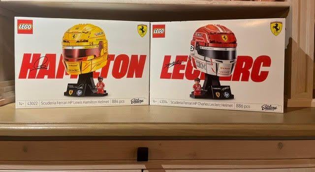 LEGO Ferrari F1 Helmets 43014 & 43022 Nieuw, Overige thema's, Lego, Nieuw, Ophalen of Verzenden