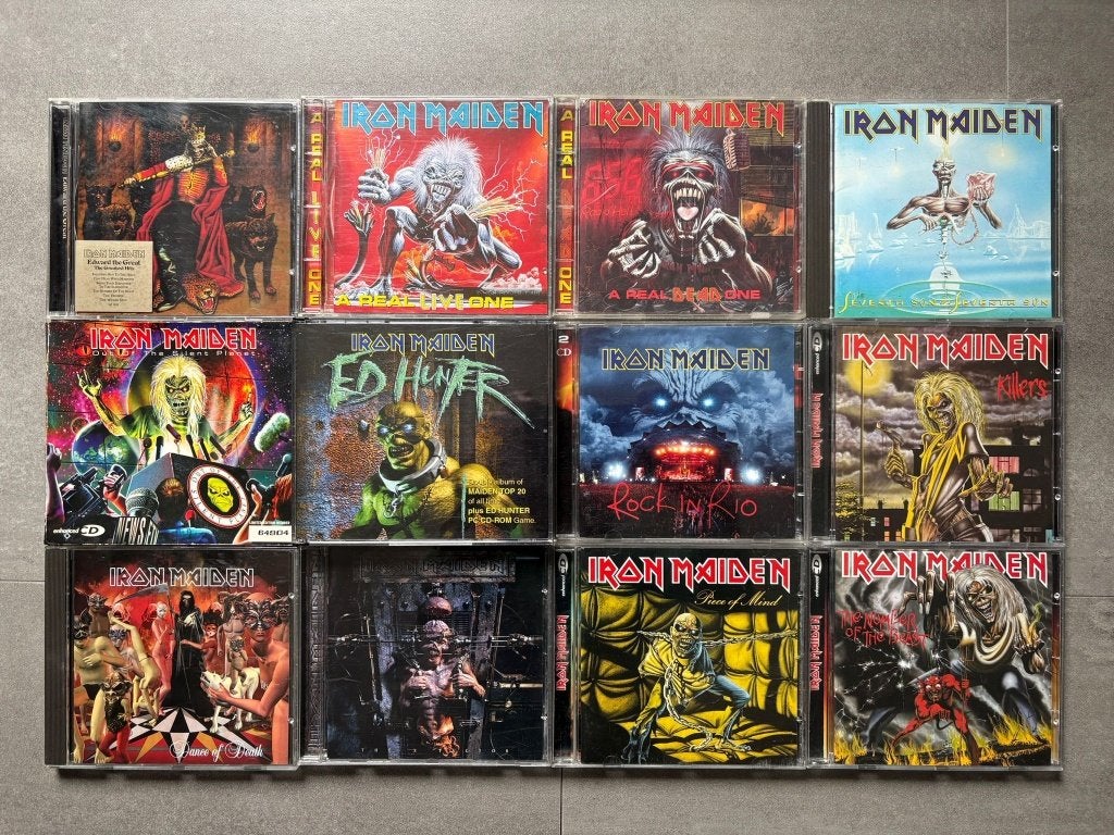 Iron Maiden 6x cd- A Real Live Dead One, Planet, Rock In Rio, Ophalen of Verzenden, Gebruikt