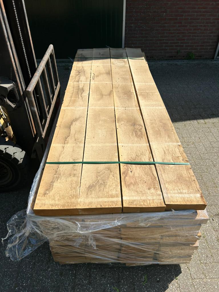 Eiken planken te koop. Fijn bezaagd 260x22x5,2 cm, Eiken, Nieuw, Ophalen of Verzenden, 250 tot 300 cm