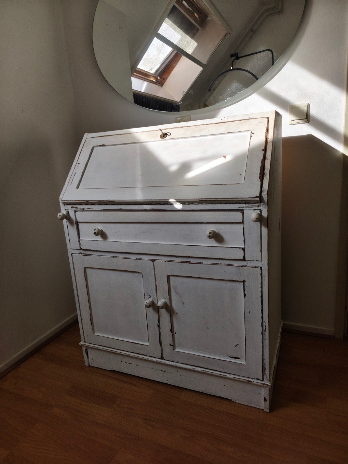 GRATIS Antiek secretaire bureau, moet dit weekend weg., Antiek en Kunst, Ophalen