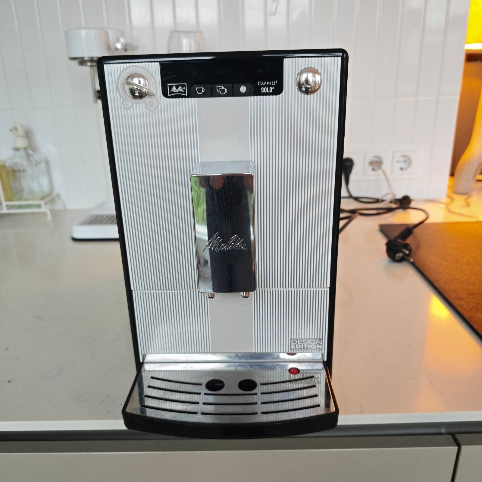 Melitta Caffeo Solo Design Edition - Perfecte staat, Ophalen of Verzenden, Gebruikt, Koffiemachine, Koffiebonen