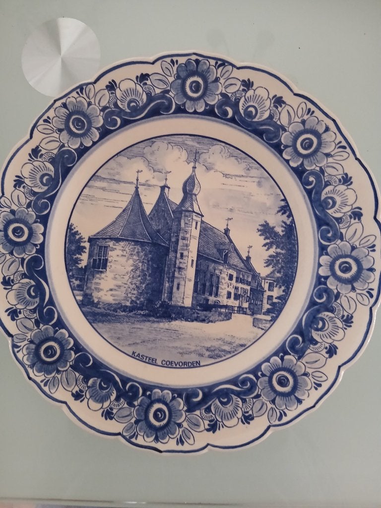 Delfts blauw wandbord, Antiek en Kunst, Antiek | Wandborden en Tegels, Ophalen