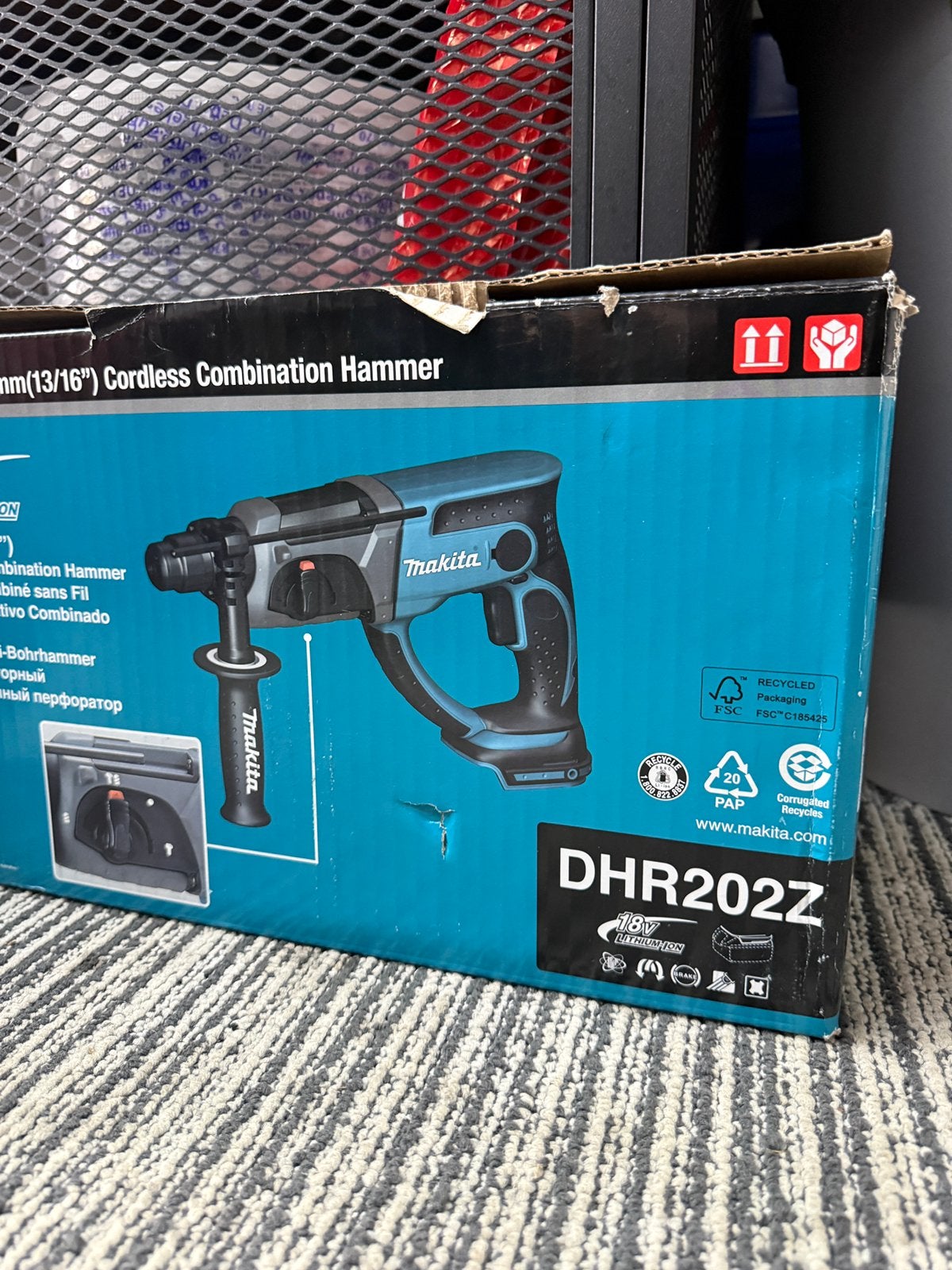 MAKİTA DHR 202Z, Ophalen, Nieuw, Boormachine