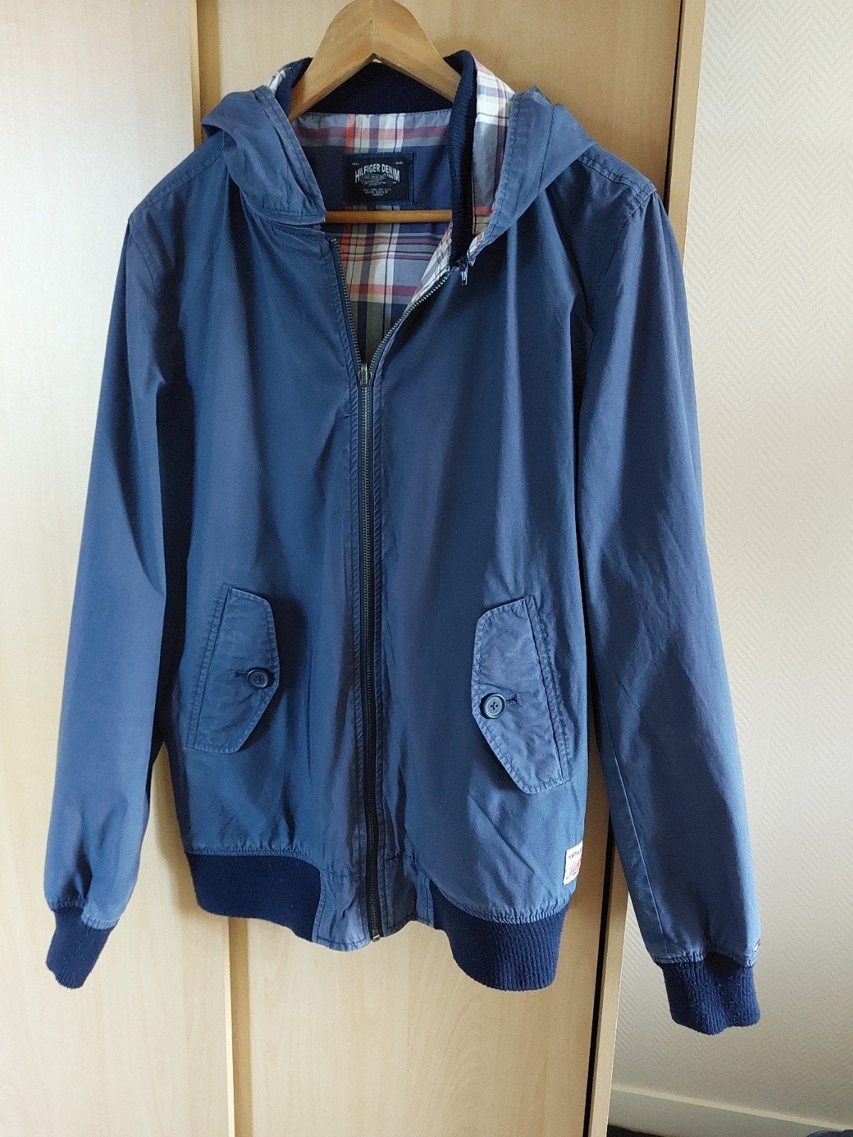 Hilfiger Denim Bomberjack - Omkeerbaar, Maat M, Kleding | Heren, Blauw, Tommy Hilfiger, Maat 56/58 (XL), Ophalen of Verzenden