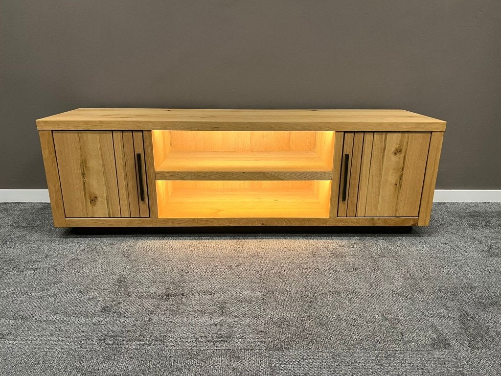 Henders en Hazel Pavie tv meubel / lowboard 160 cm, Overige materialen, 150 tot 200 cm, Nieuw, Ophalen of Verzenden