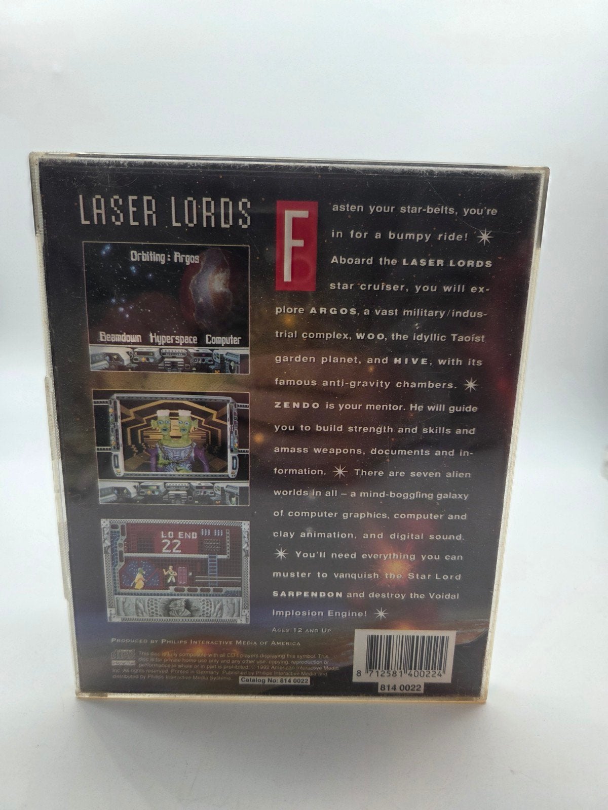 Laser Lords - CD-i Interactive Space Adventure, Spelcomputers en Games, Avontuur en Actie, Philips Interactive Media of America