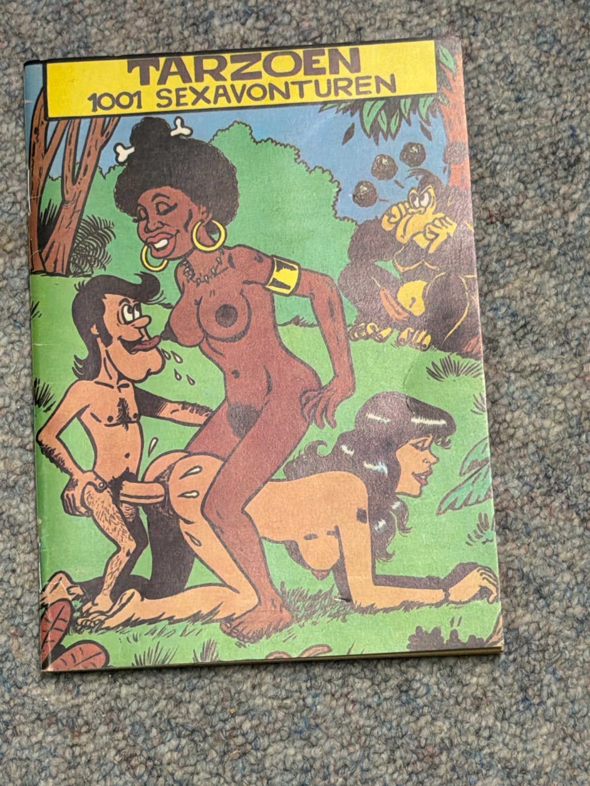 Tarzoen 1001 Sexavonturen - Erotisch Stripboek, Eén stripboek, Ophalen of Verzenden, Gelezen