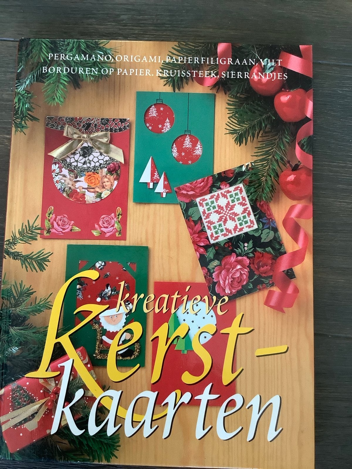 Kreatieve Kerstkaarten Boek - Pergamano, Origami, Kruissteek, Ophalen of Verzenden, Gebruikt, Kerst, Overige typen