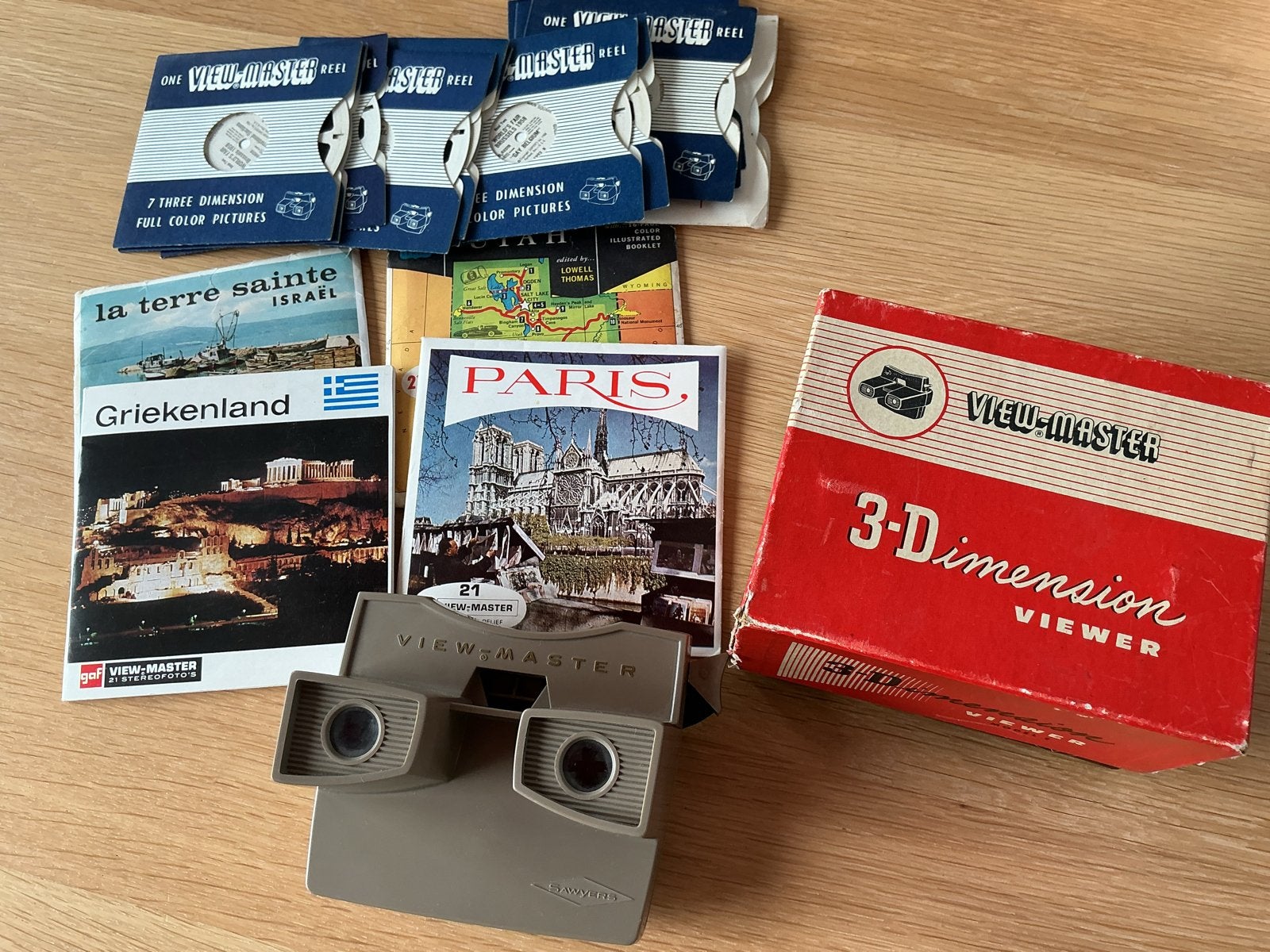 Vintage View-Master Collectie: 2 kijkers en  vele schijven, Ophalen, Overige typen