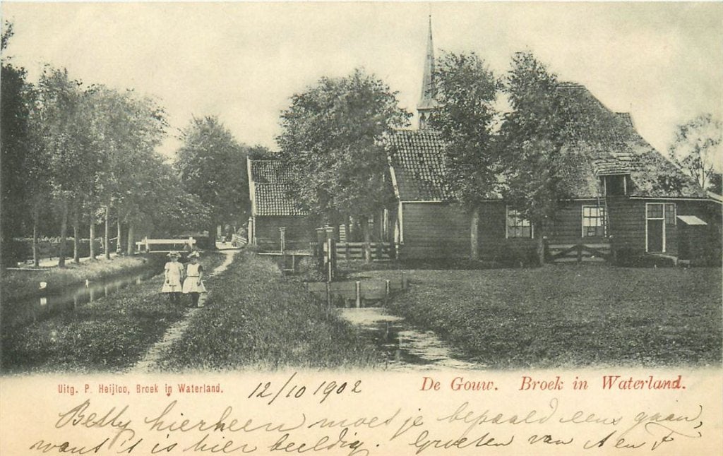 701-029-017 Broek in Waterland De Gouw, Verzenden, Voor 1920, Noord-Holland