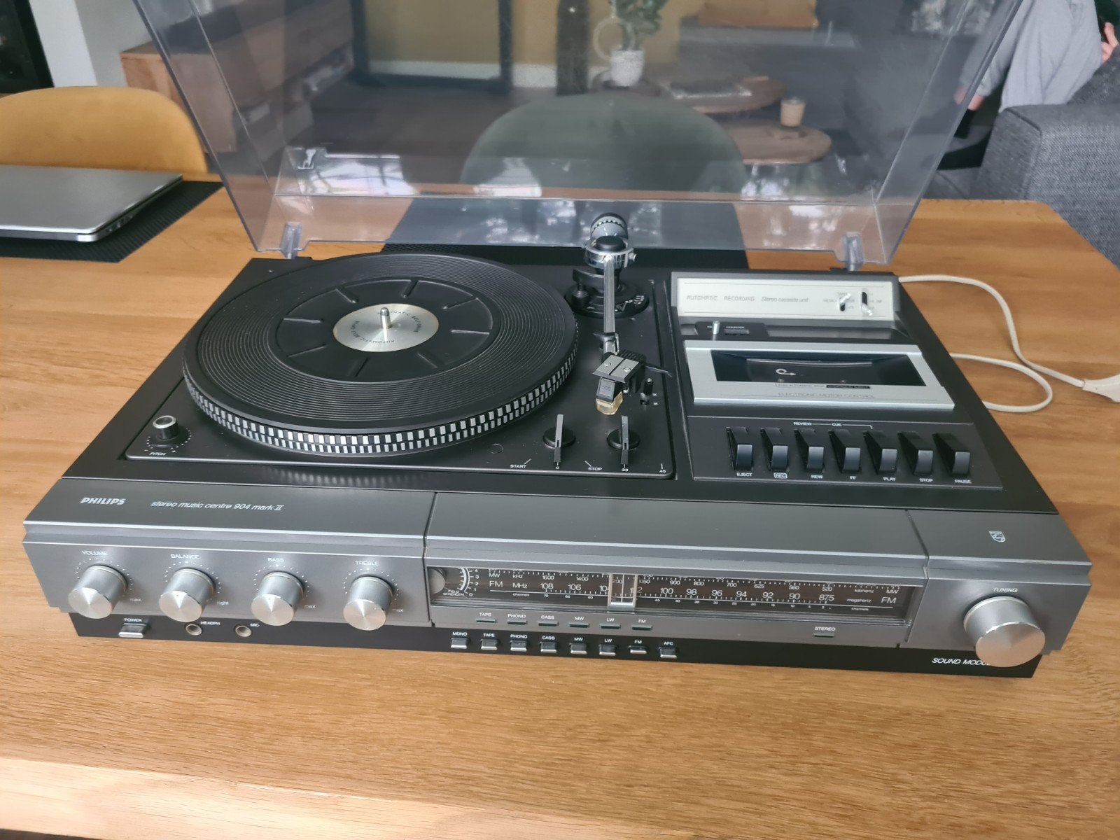 vintage Philips music centre 904 mark II, Ophalen, Cassettedeck, Philips