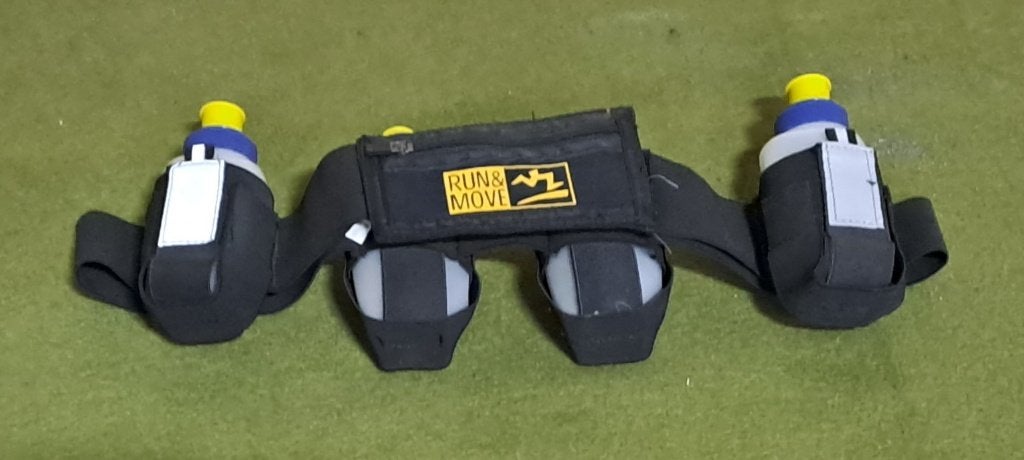Hydration belt / drinkgordel met 4 flessen, Overige merken, Gebruikt, Overige typen, Ophalen of Verzenden