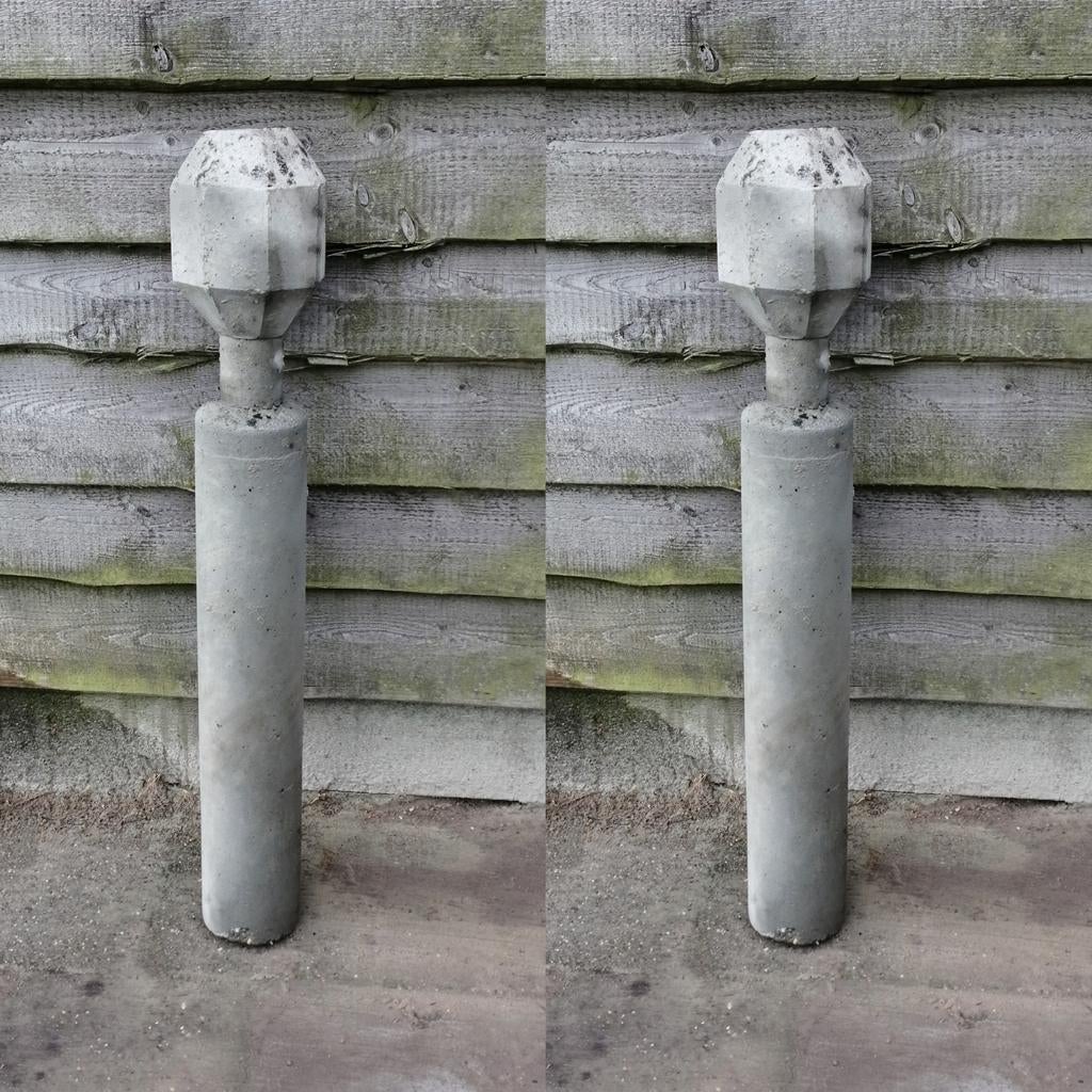 2x Betonpaal/Betonpalen (8-Kantig), Ophalen, Gebruikt, Minder dan 180 cm, Palen