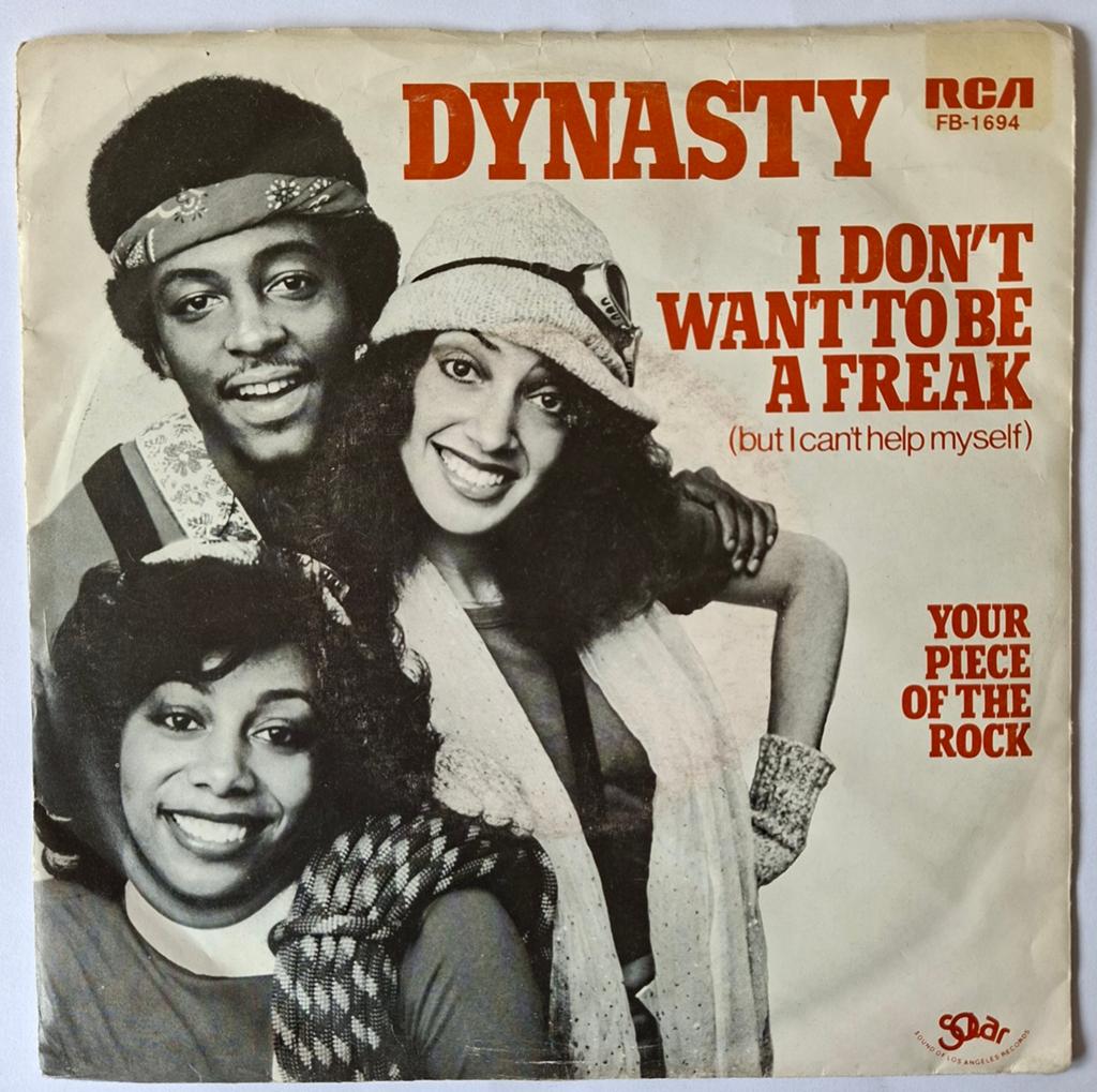 Dynasty       I don't want to be a freak, Gebruikt, 7 inch, Single, Ophalen of Verzenden