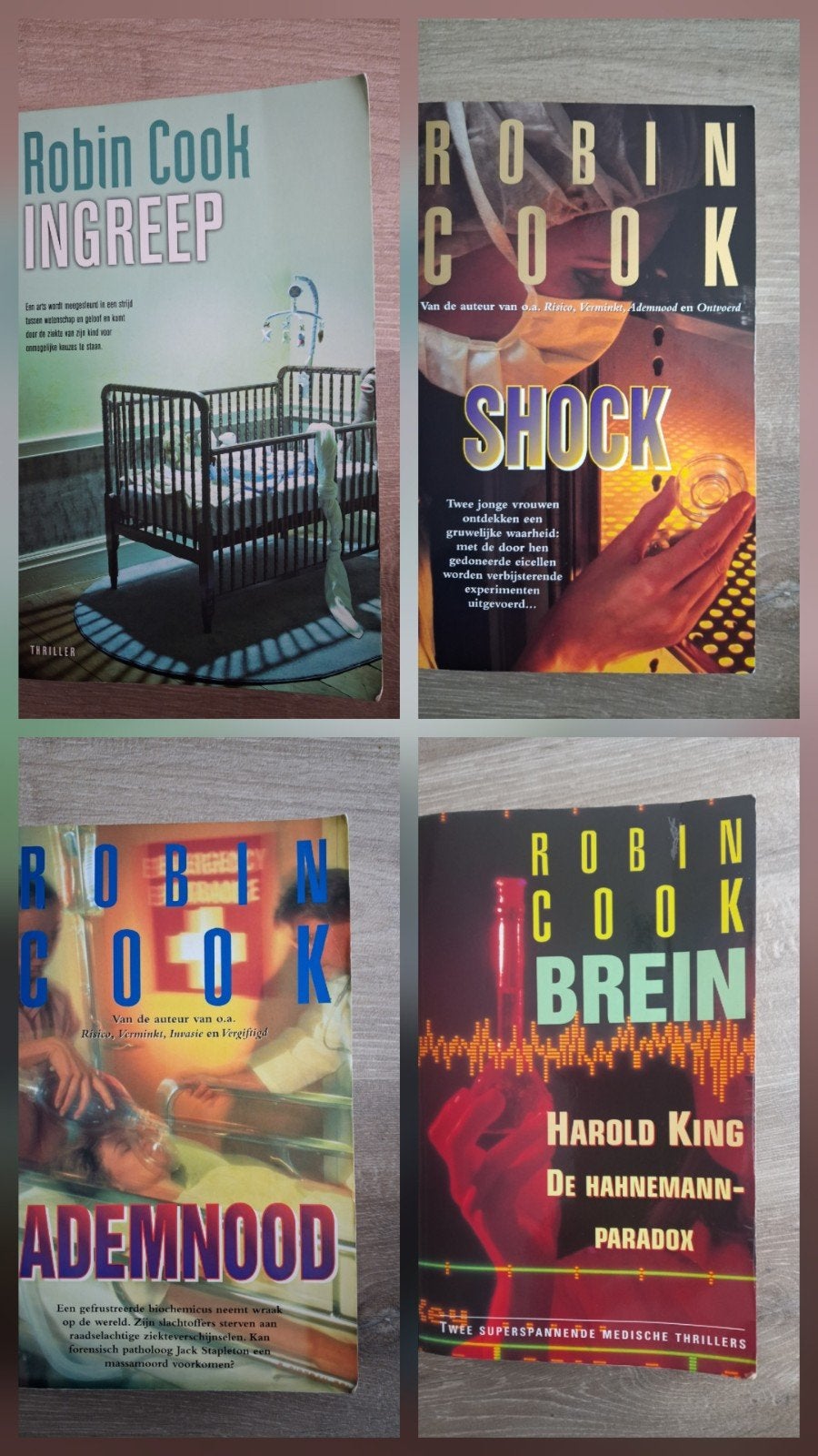 Robin Cook leesboeken, Ophalen of Verzenden, Zo goed als nieuw