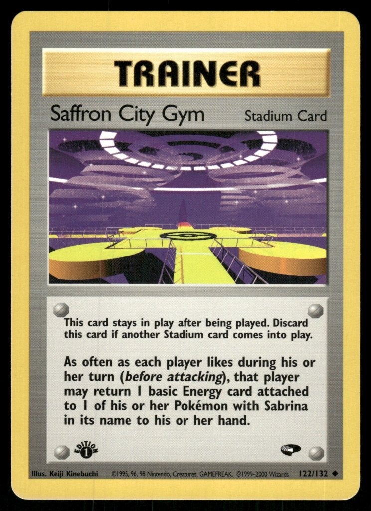 Saffron City Gym 122/132 - Gym Challenge (1st editon), Verzenden, Gebruikt