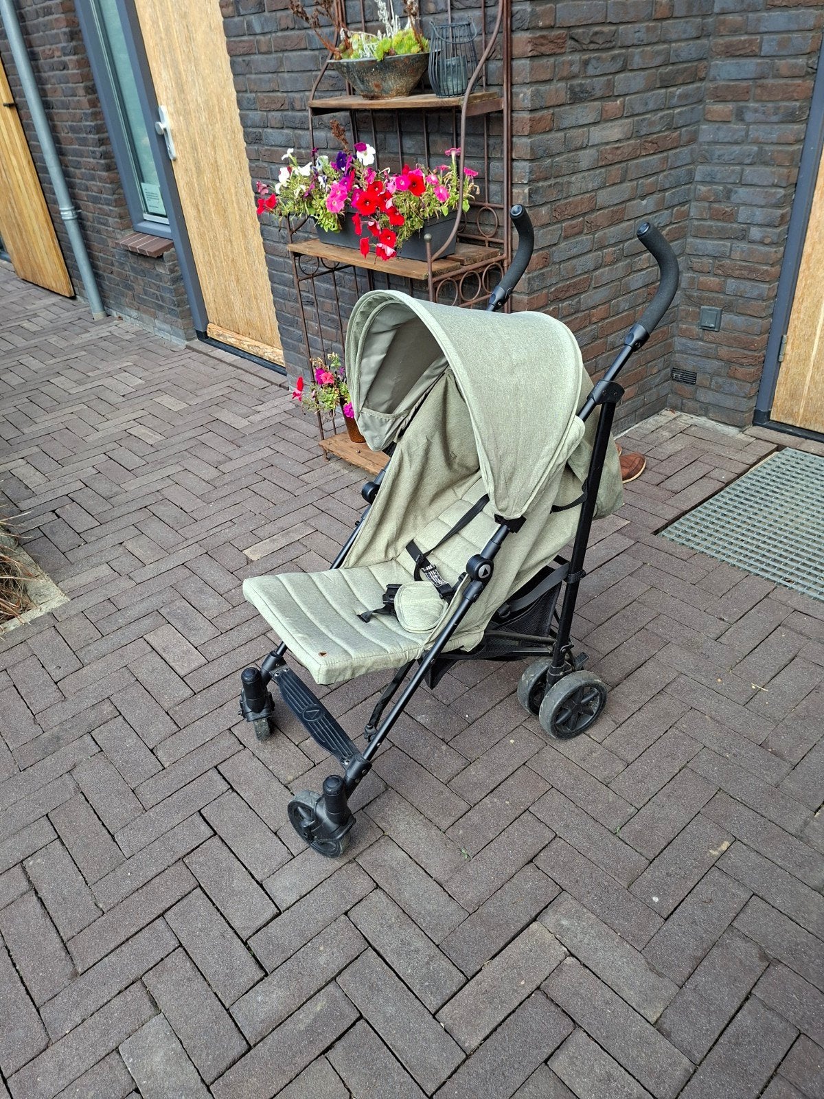 TOPMARK  Buggy wandelwagen kinderwagen groen in nieuwstaat, Ophalen, Zo goed als nieuw, Overige merken, Zonnekap
