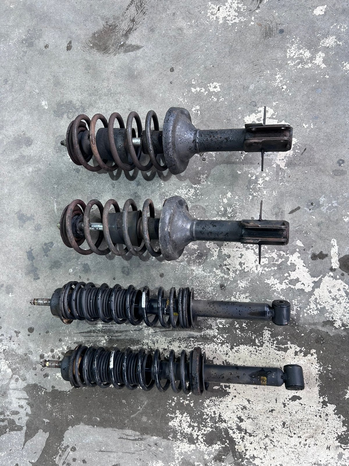 Golf mk1 Schokdempers, Ophalen