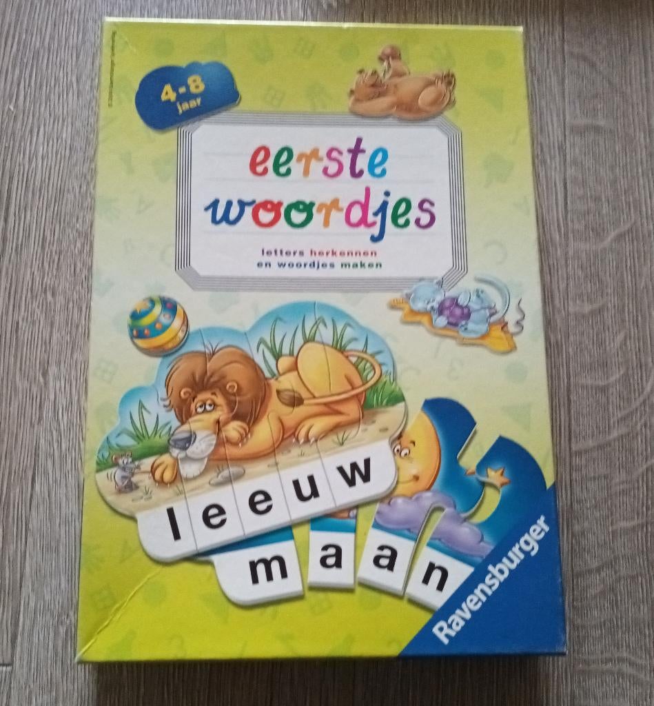 eerste woordjes letters herkennen en woordjes maken Ravensb, Ophalen of Verzenden, Gebruikt, Taal en Lezen