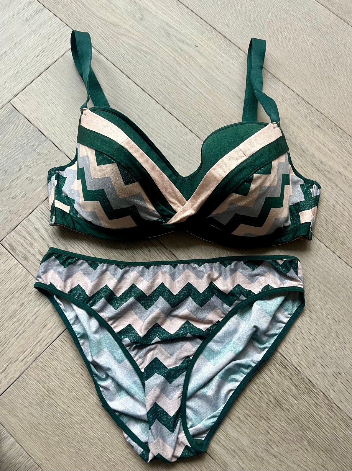 Marlies Dekkers Set 85D/L Courage NIEUW (LEES BESCHRIJVING), Verzenden, Setje, Groen