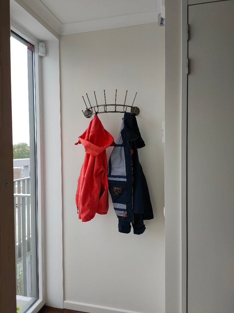 Kapstok gecoat kleur antraciet, Overige materialen, Zo goed als nieuw, Minder dan 100 cm, Ophalen